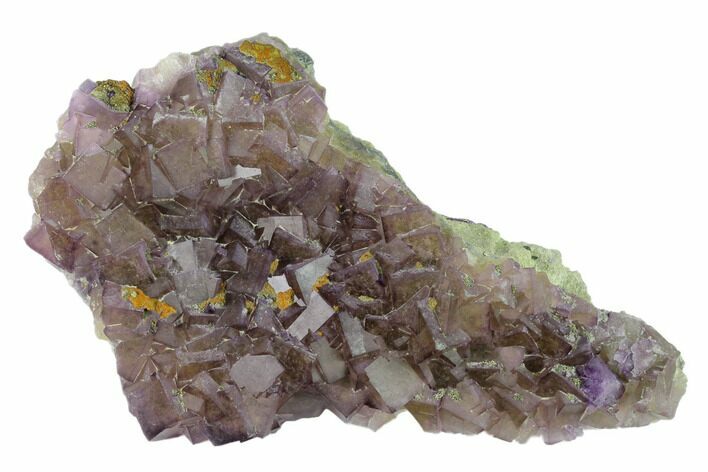 Cubic Purple Fluorite With Phantoms - Yaogangxian Mine #148191